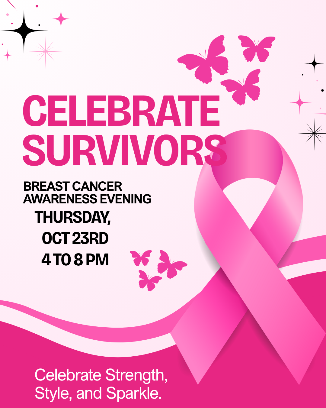A document that is describing our Breast Cancer Awareness Evening